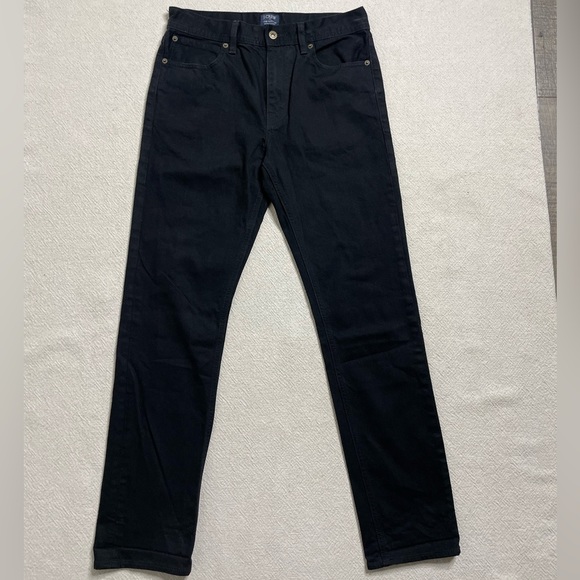JCREW Men’s Sutton Black Straight Fit‎ Jeans 29 x 30 - Picture 2 of 7